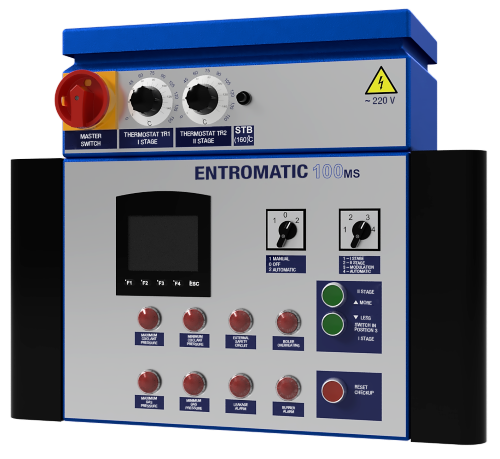 Control de calderas de agua caliente (ENTROMATIC 100MS)